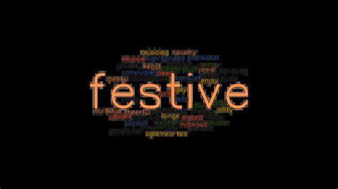 festive synonym